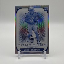 Panini Phoenix Contours Omarion Hampton Rookie #18 Los Angeles Chargers NFL