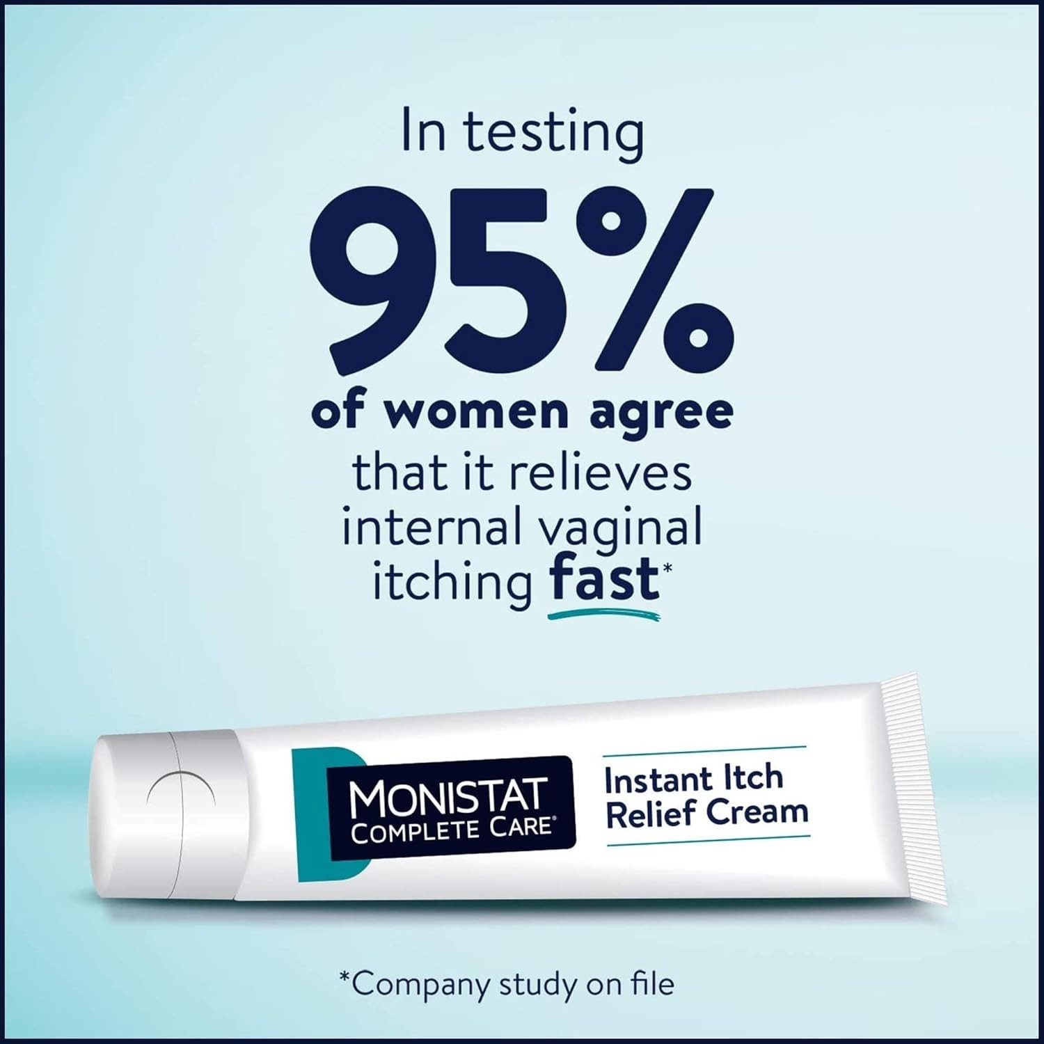 Monistat Instant Itch Relief Cream for Women,Maximum Strength Feminine Itch Care