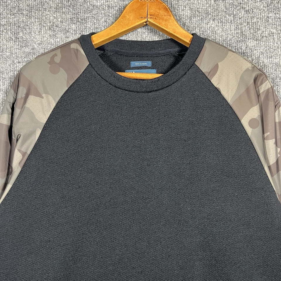 Suéter Under Armour UAS Para Hombres Mediano Mezcla de Lana Camuflado Negro Camisa Ajustada Foto 2 de 4