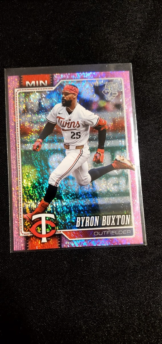 2026 Topps Series 1 75th Anniversary Pink Holo Foil Byron Buxton