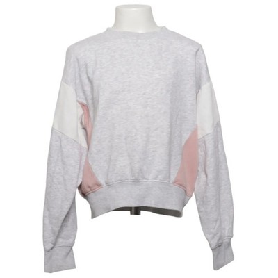 H&M Basic, Sweatshirt, Größe: 134/140, Grau/Weiß/Pink #FxV