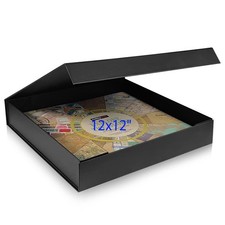 12x12 Scrapbook Storage Box for Scrapbooks, Papers and Supplies, Odor Free, S...