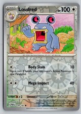 Loudred 149/182 C Paradox Rift Reverse Holo NM