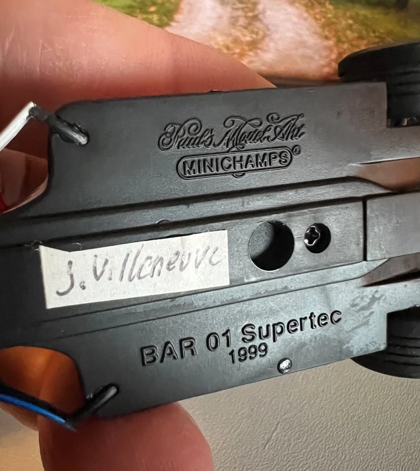 BAR 01 Supertec 1999 Jaques Villeneuve Minichamps - Bild 2 von 4
