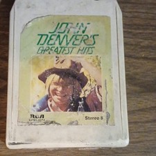 RCA Records John Denver Greatest Hits Stereo 8-Track Cartridge 1973 CPS1-0374