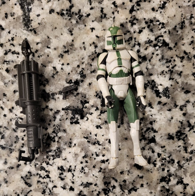 Clone Commander Gree CW09 Clone Wars STAR WARS LOOSE NOT Complete Alt Gear