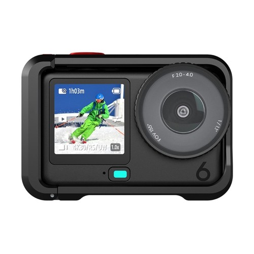 Advanced Protective Frame for ACTION6 Cameras Cage with Silicone Lens Cover - Zdjęcie 4 z 8