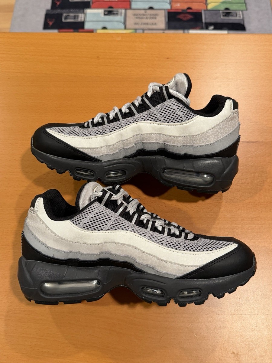 Size 7.5W - Women Nike Air Max 95 Reflective Safari Black White