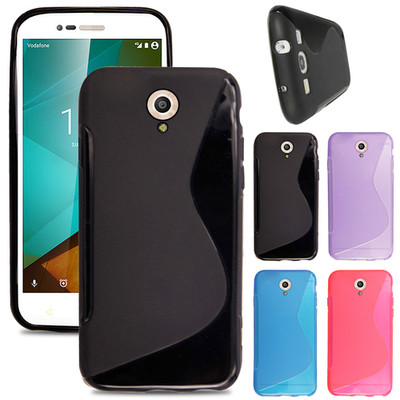 Hülle Vodafone Smart 4 Mini Ultra 6 Prime First 7 Stoßfest Silikon Gel