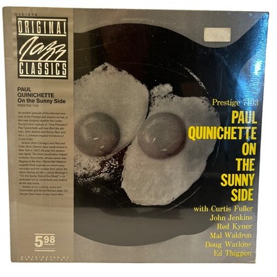 PAUL QUINICHETTE ON THE SUNNY SIDE LP Vinyl Record 1983 Reissue OJC-076 Sealed