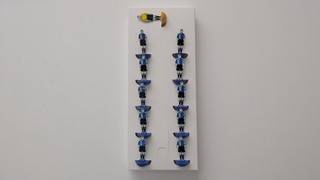 Vintage Subbuteo Celluloid Team Ref. 33 with Bases