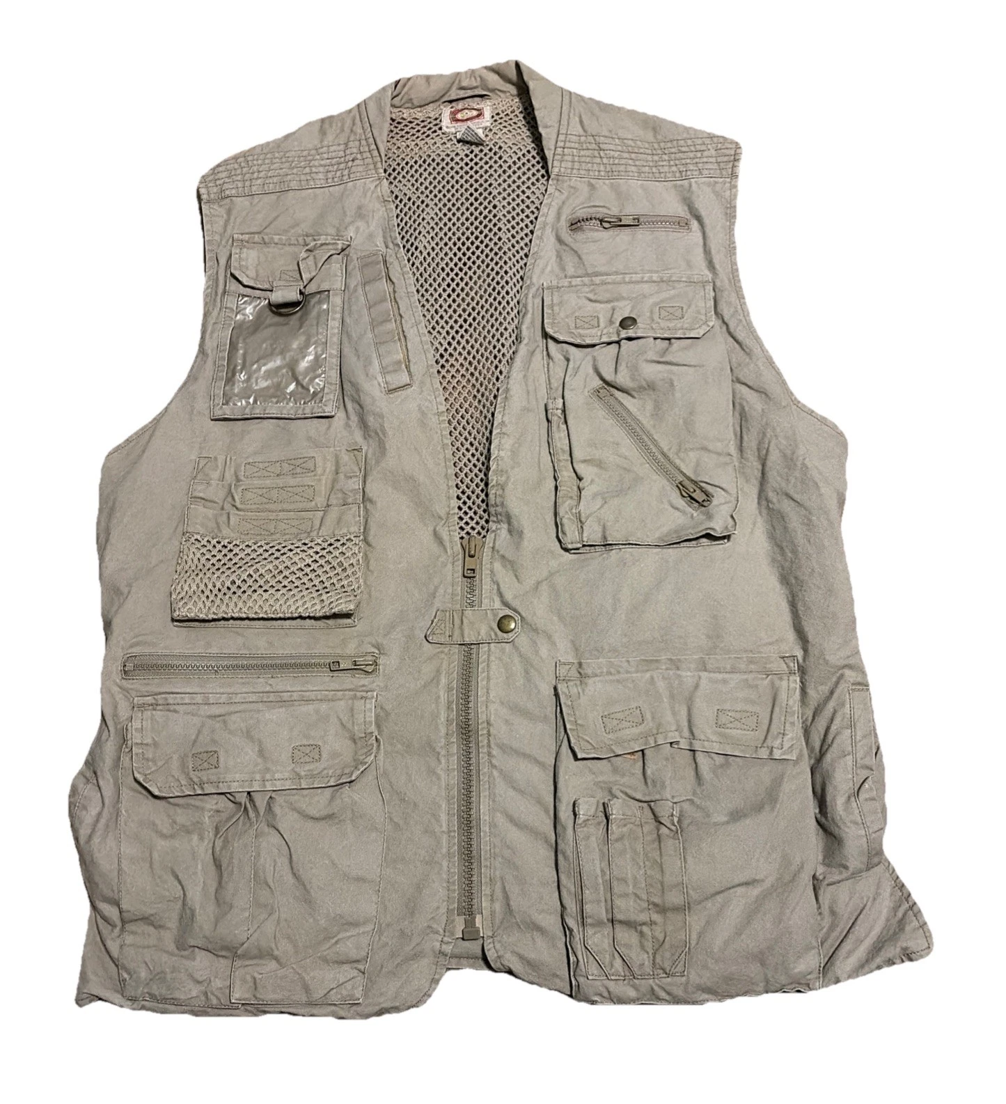 Vintage Banana Republic Mill Valley Vest Size XL Khaki Safari Photography 80s