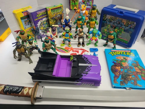 VINTAGE TEENAGE MUTANT NINJA TURTLES LOOSE ACTION FIGURES LOT