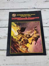 AD D: Dungeon Master Screen  Master Index TSR 9504 Complete RARE 