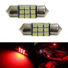 Super Red 9-smd 1.25 31mm De3175 De3022 Led Bulbs For Interior Map Dome Lights Super Red 9-smd 1.25 31mm De3175 De3022 Led Bulbs For Interior Map Dome Lights