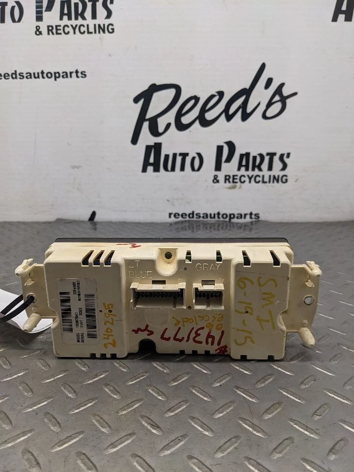 Control de temperatura estilo clásico con aire acondicionado para camioneta Sierra 1500 05-07 1173670 Foto 4 de 4