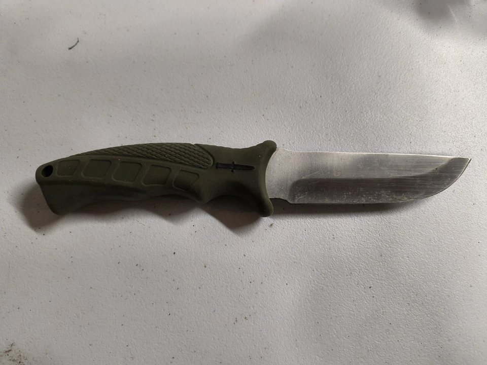 "Cuchillo de hoja verde Camillus Titanium fijo de 4,5""" Foto 3 de 4