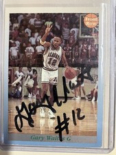 Alabama Basketball Gary Waites Signed card 