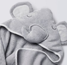 Cloud Island Animal Hooded Infant Bath Towel 30"x30" Terry Cotton NEW