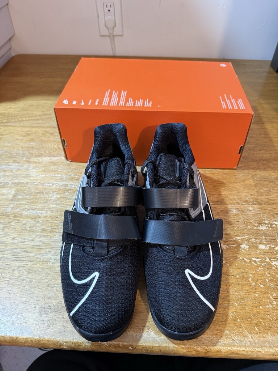 Men's Size 10-Nike Romaleos 4 Weightlifting Shoes Black/White