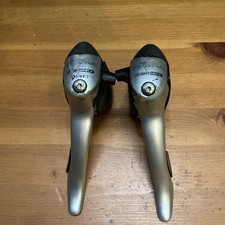 SHIMANO TIAGRA ST-4400 3X9 SPEED ROAD BIKE SHIFTERS SET GOOD CONDITION
