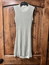 Urban Outfitters Women's Green Sweater Dress Open Back Size XL NWOT