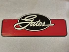 Vintage Gates Automotive Embossed Metal Sign 17.5" X 6.5" Gas Station  Auto Sign