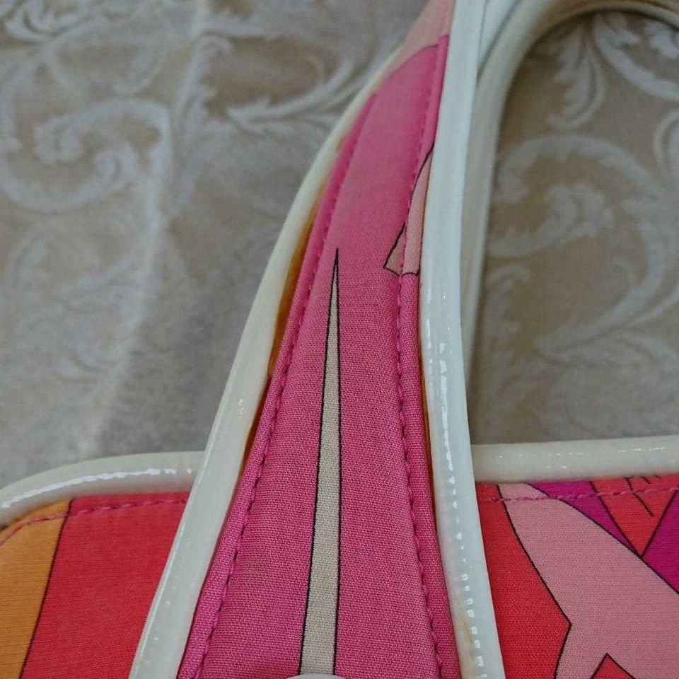 Bolso de Hombro Emilio Pucci Rosa Multicolor Para Mujer Usado De Japón Foto 4 de 4