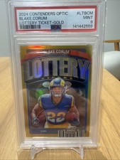 2024 Contenders Optic Blake Corum Lottery Ticket Gold 02/10