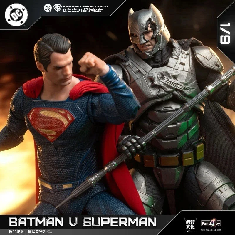 FondJoy DC Comics Batman V Superman Action Figure 2-Pack - Immagine 3 di 4