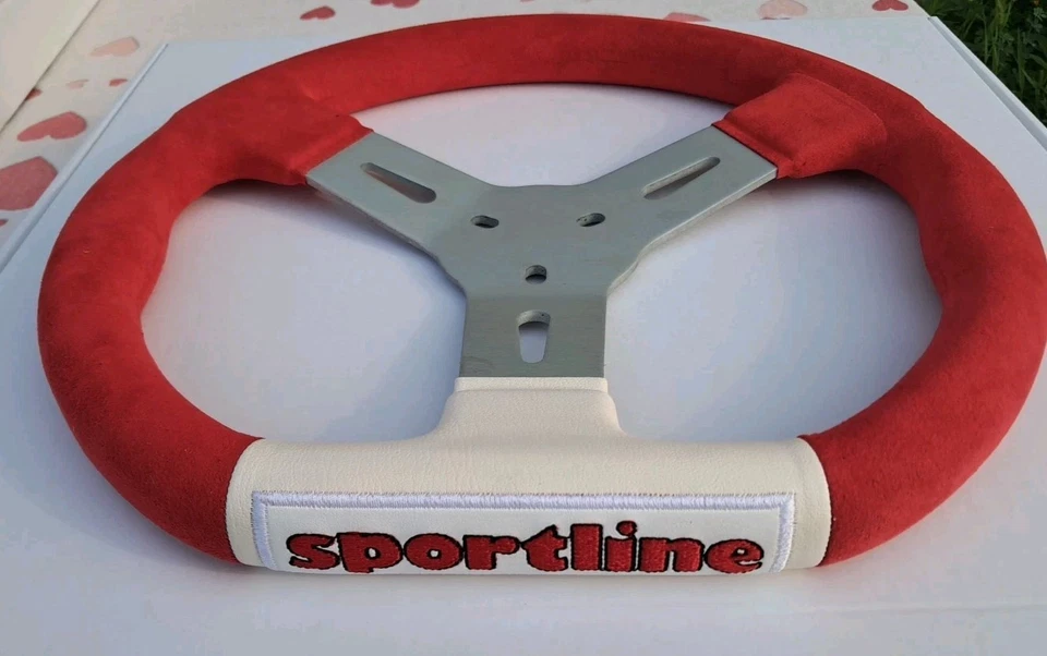 VOLANTE  KART -FORMULA DM 31-LINEA KART LINE  SPORTLINE  SCAMOSCIATO - Immagine 2 di 4