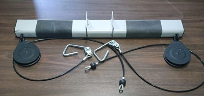 Bowflex Motivator 2 Lower Crossbar w/ Dual 52  Cables & Pulleys Assembly OEM
