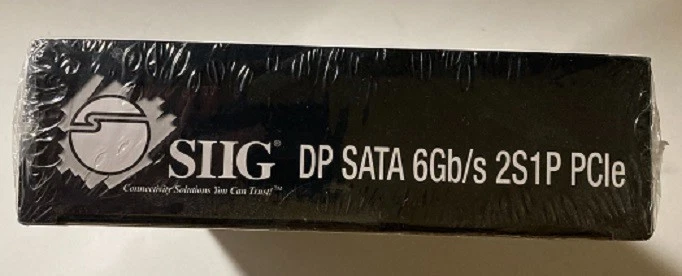 SIIG DP SATA 6Gb/s 2S1P PCIe Adapter Brand New Sealed - Image 4 of 4