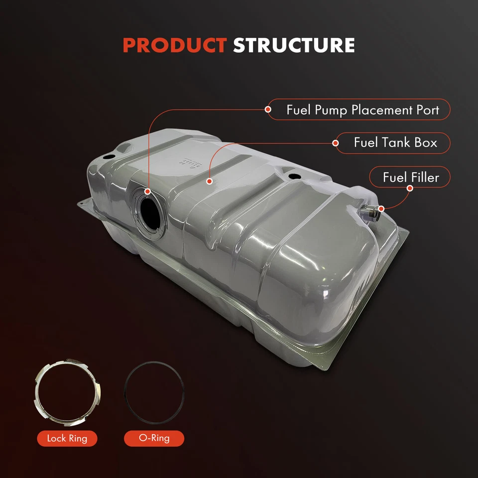 Tanque de combustible de 20 galones para Jeep Cherokee 1986-1996 Wagoneer 1986-1990 junta tórica incluida Foto 2 de 4