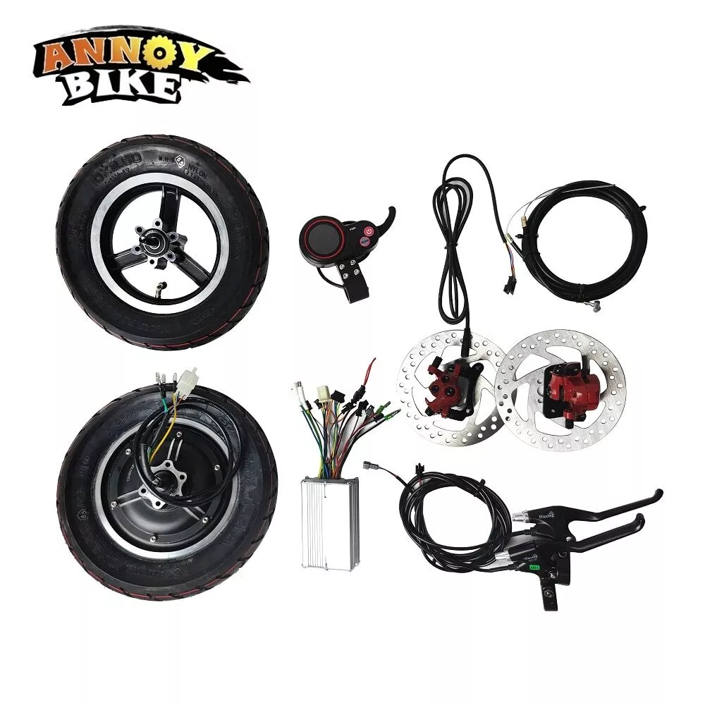 Electric Scooter Kit 10 Hub Motor Brushless Toothless Scooter
