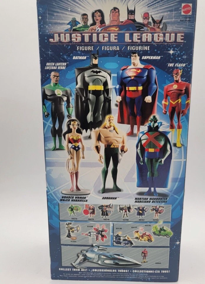 Figura de colección 2003 Mattel DC Comics Liga de la Justicia Martian Manhunter 10" nueva en caja Foto 3 de 3