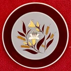 Vintage 14" Round Stangl Pottery Serving Platter "Golden Harvest" Pattern