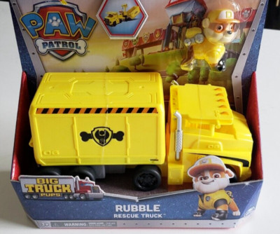 PAW Patrol, Big Truck Pup s Rubble Rescue Truck Transforming Vehicle and Figure