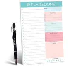 Daily planner notepad