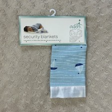 Aden  Anais Sailboat Baby Lovey Security Blanket Blue White Red Making Waves