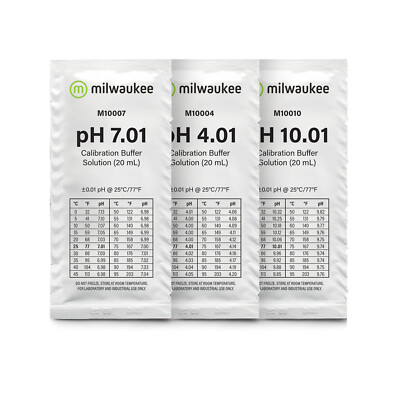 pH Kalibrierlösung | Eichlösung pH 4 | pH 7 | pH 10. Milwaukee Instruments