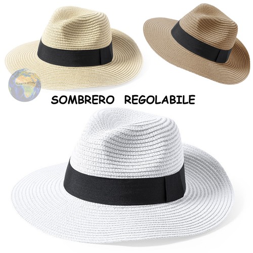 Sombrero Hut verstellbar Panamahut Herren Damen Party Scheibe Events - Bild 1 von 7