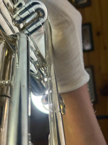 Intermediate Besson 1000 Silver Trumpet JUST SERVICED Plays Perfectly - Picture 14 of 21