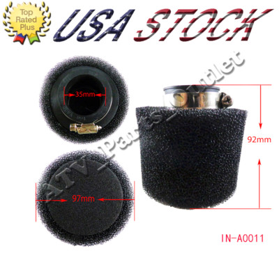 Double Layer Foam Air Filter For XR50 CRF50 50cc 70cc 90cc Pit Dirt Bikes - 35mm Pod Style