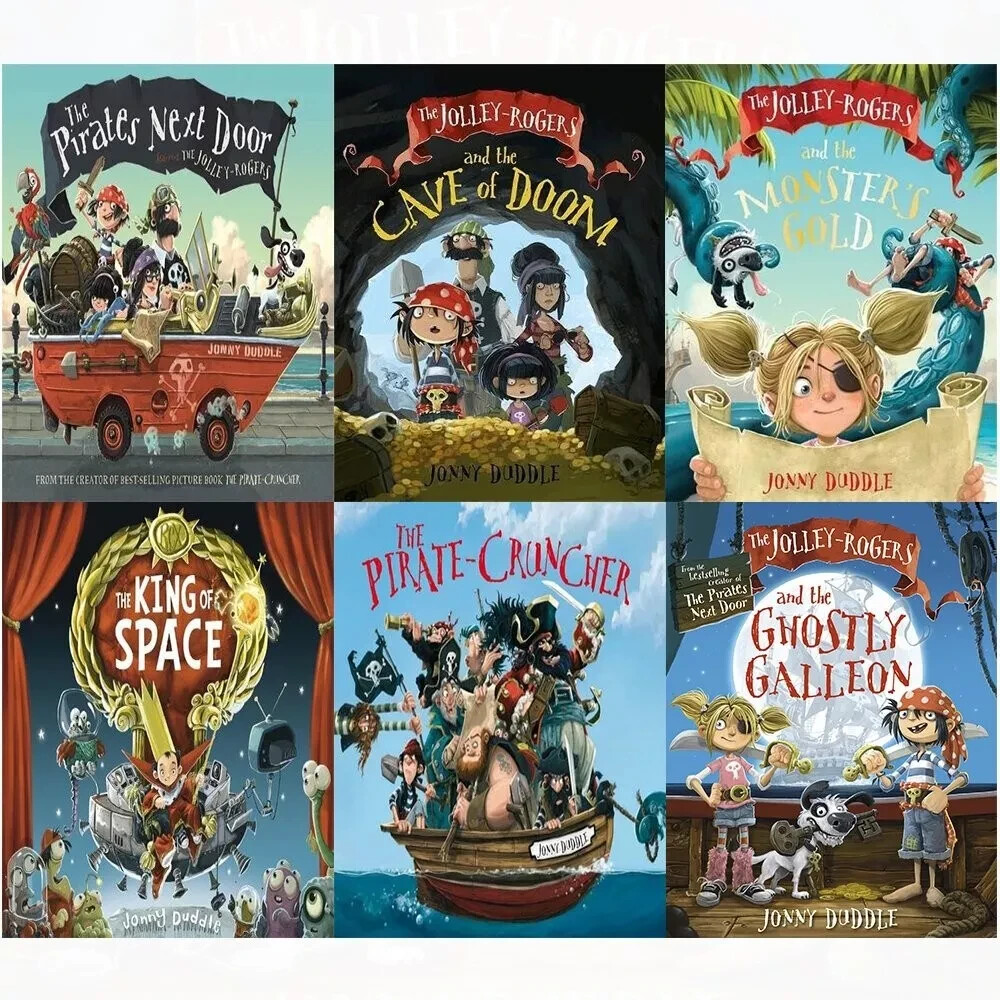 Jonny Duddle Jolley-Rogers 6 Books Collection Set Paperback
