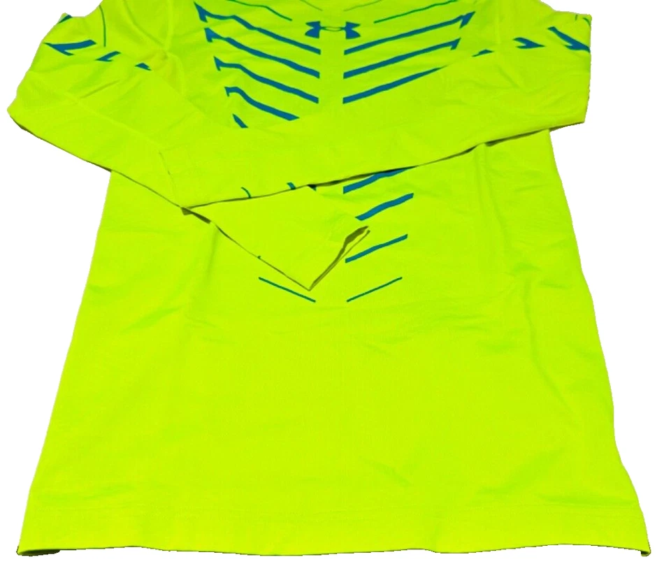 UNDER ARMOUR MENS SLIM GYM FIT LONG SLEEVE TOP T-SHIRT GYM SHARK M NEW RRP £75 - Image 2 of 4