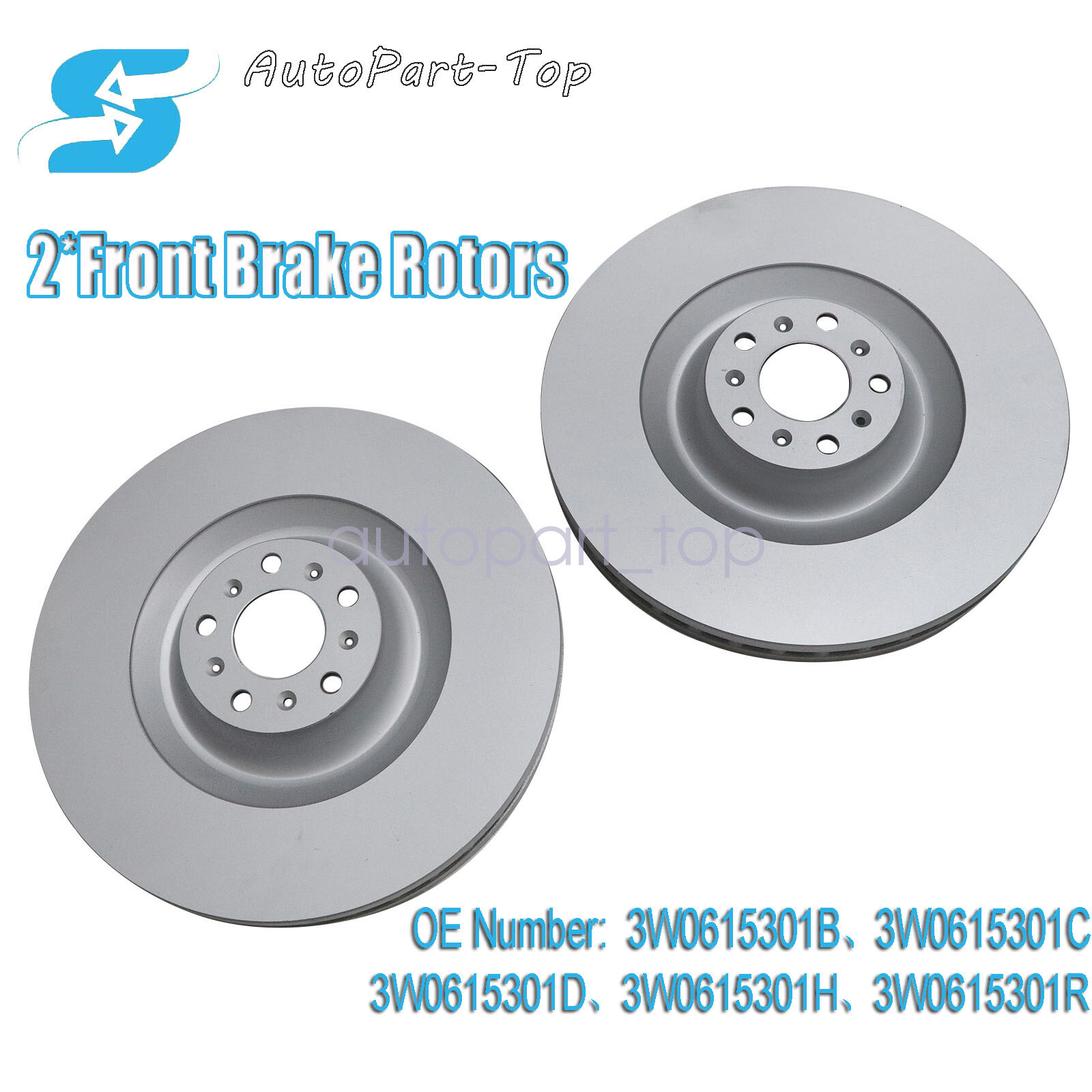 Fits For Bentley Flying Spur 2014-18  GT 2004-18 Front Brake Rotors