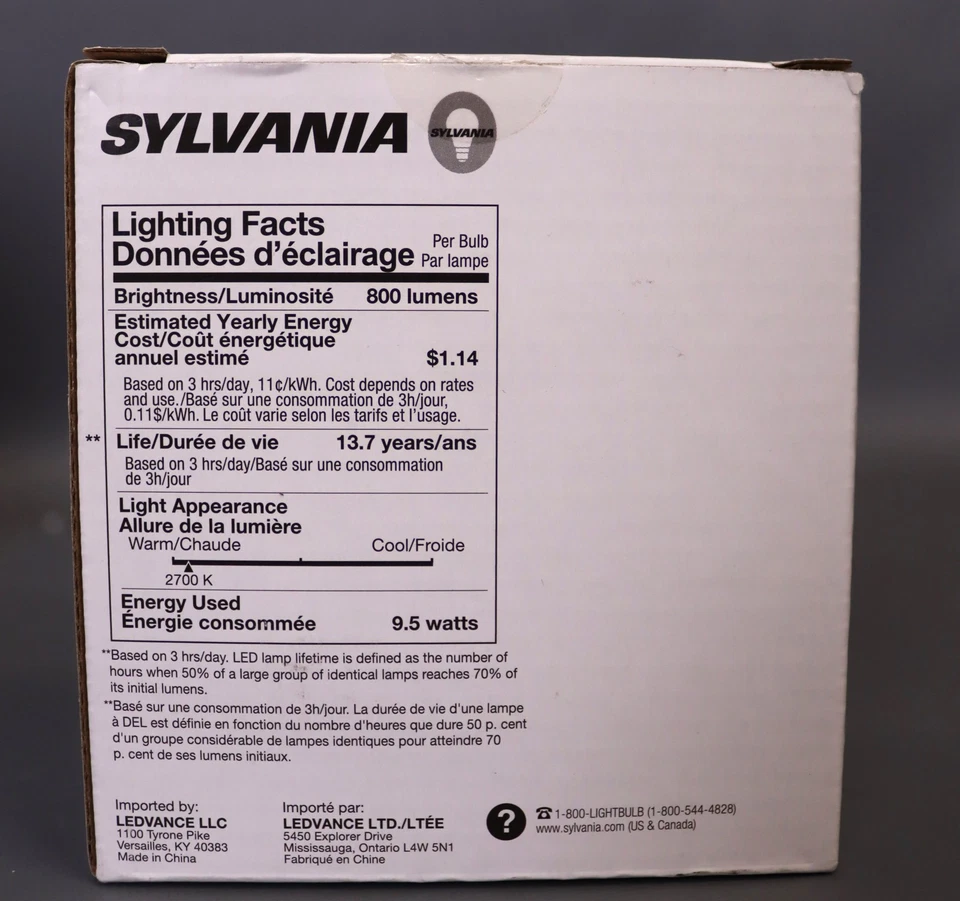 SYLVANIA SMART+ WiFi Full Color Dimmable A19 LEDLight 9.5W 2 Ok Bluet PACK OF 2 - Image 3 of 3