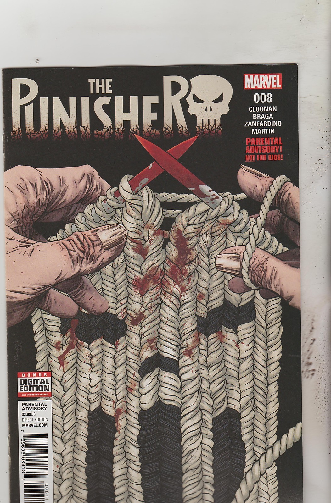 MARVEL COMICS PUNISHER #8 MARCH 2017 1ST PRINT NM