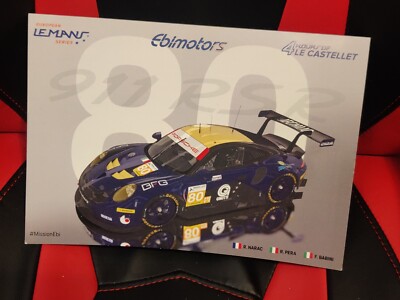 Porsche 911 RSR #30 ELMS Karte - 21*30 cm